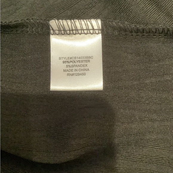 NWT Como Blu Jet Black Top Blouse Size XL - Picture 8 of 9